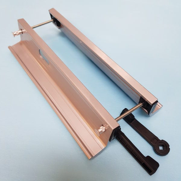 uPVC Fuhr Sliding Patio Door Handle 90pz - Inline Lever Pair Set 235mm screw centres suits most styles