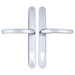Sprung Lever/Lever uPVC Door Handles – 92mm PZ, 240mm Screw Centres, 270mm Backplate for Multipoint Locks