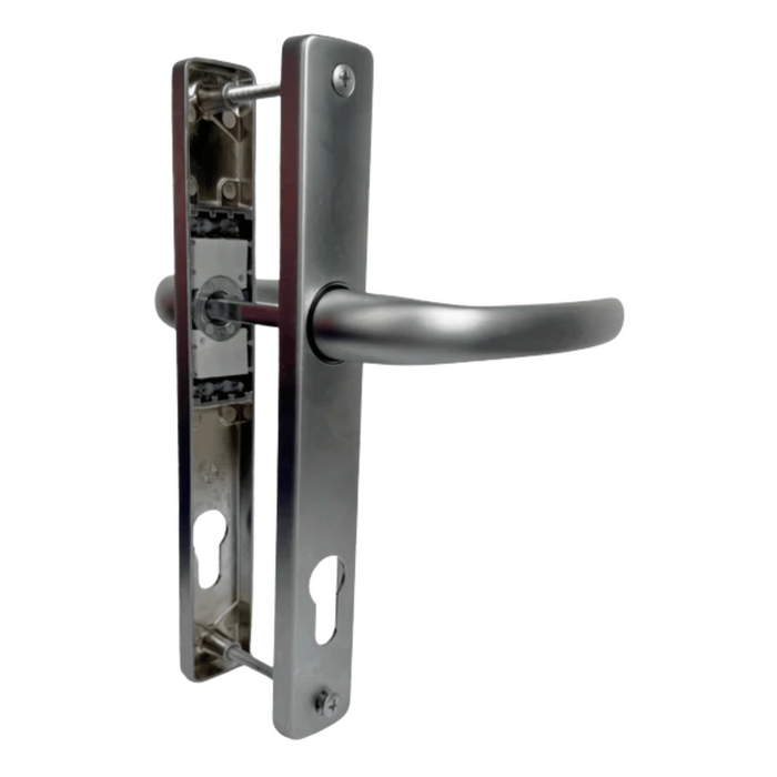 UPVC Inline Lever Lever uPVC Door Handle – Sprung, 92PZ, 215mm Screw Centres