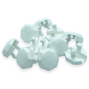 Round Octagonal Drain Slot Cover Caps White Water Outlet Bag of 10