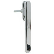 Fenster Genesis Sliding Bi Fold Locking Black Door Handle Short Base Smooth Finish
