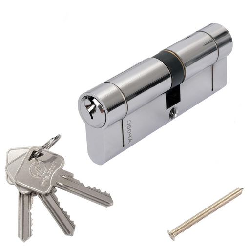 Mila ProLinea BreakSafe Anti Snap Euro Cylinder Door Lock 30/55 30/70 Suit Aluminum Profiles