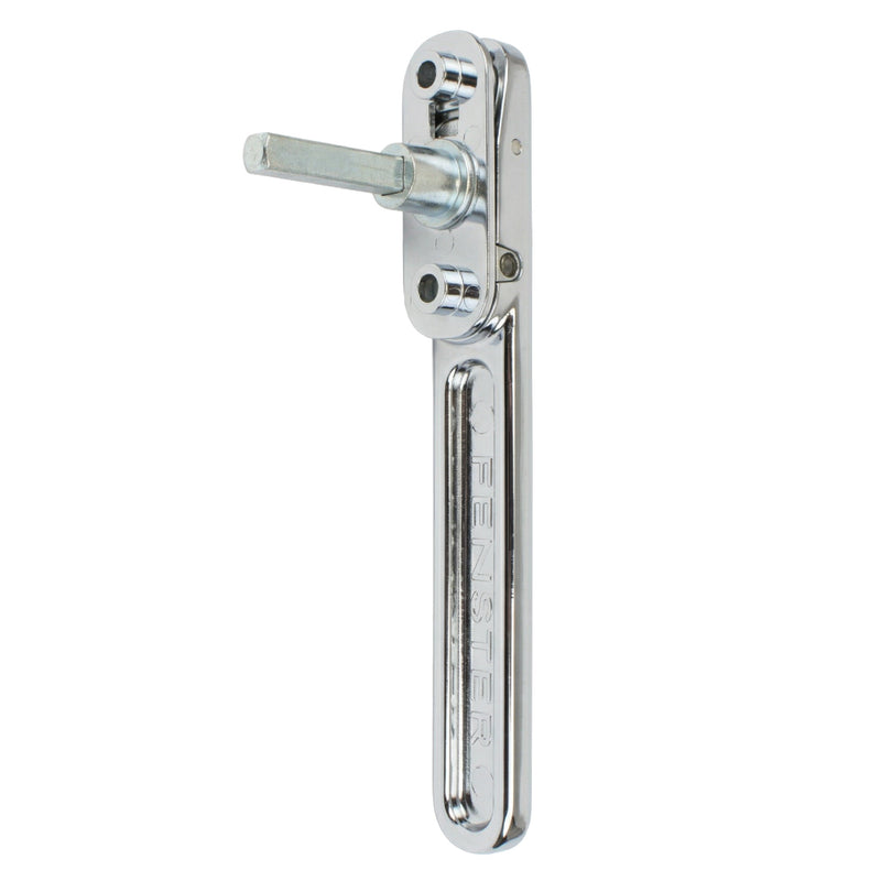 Fenster Genesis Sliding Bi Fold Locking Black Door Handle Short Base Smooth Finish
