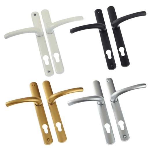 Yale Superior uPVC Door Handle Sprung Lever Lever Set PZ 92mm 215mm Fixings