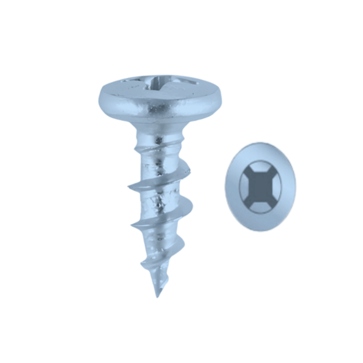 UPVC Stainless Steel Single Deep Thread Gimlet Point Screws SFG 4.3 X ...