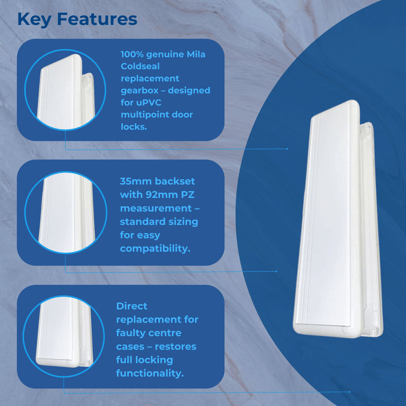 10" Inch Letter Box Letter Plate Set Doormaster UPVC Composite & Wood Doors