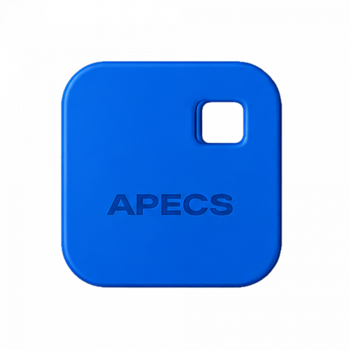 APECS AP metal key cap — blue, sold individually