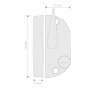 uPVC & Timber Sash Window Cam Lock Fastener With key Antique Brass
