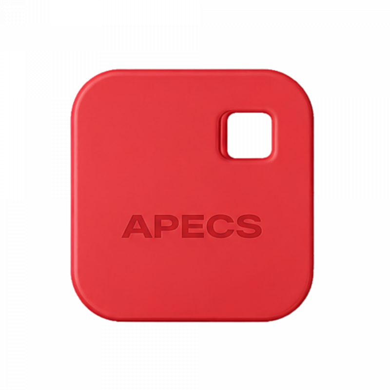 APECS AP metal key cap — red, sold individually