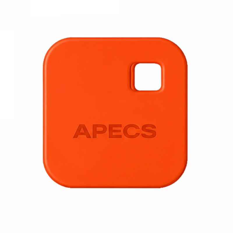 APECS AP metal key cap — orange, sold individually