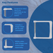 Siegenia FS Portal Bifold ‘D’ Pull Handle