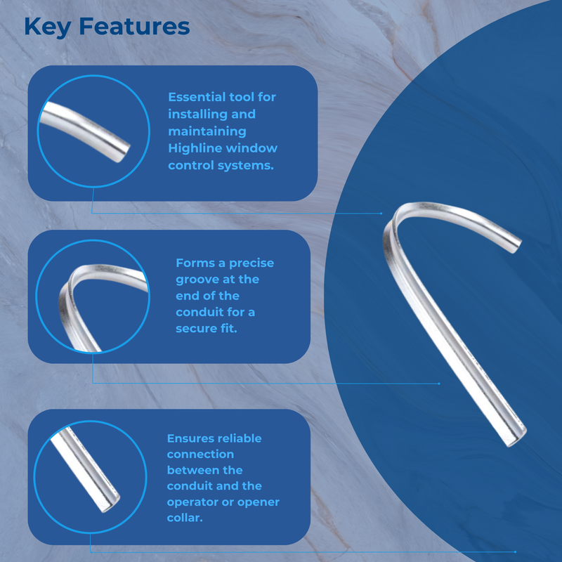 Highline Window Controls Cable Swaging Tool for uPVC and Aluminium Window Systems