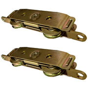 Pair ASEC Tandem Patio Roller 32mm Patio Door Roller for Timber uPVC 94kg Load