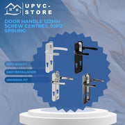 uPVC Door Handle 122mm Screw Centres 92PZ Sprung - Super Express