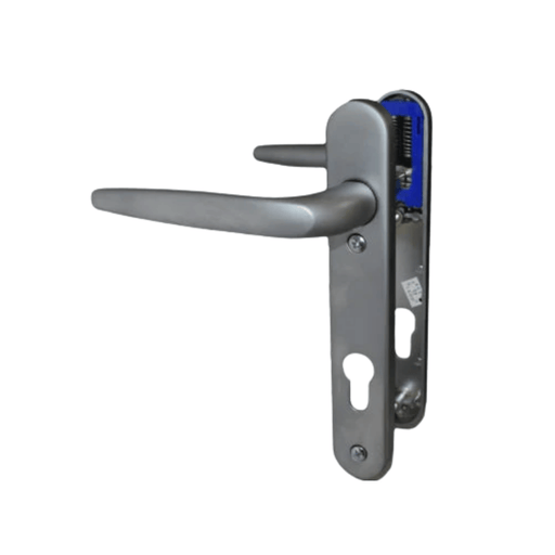Satin Silver UPVC Double Glazing Trojan Sparta 92PZ Sprung Patio Door Handle Set