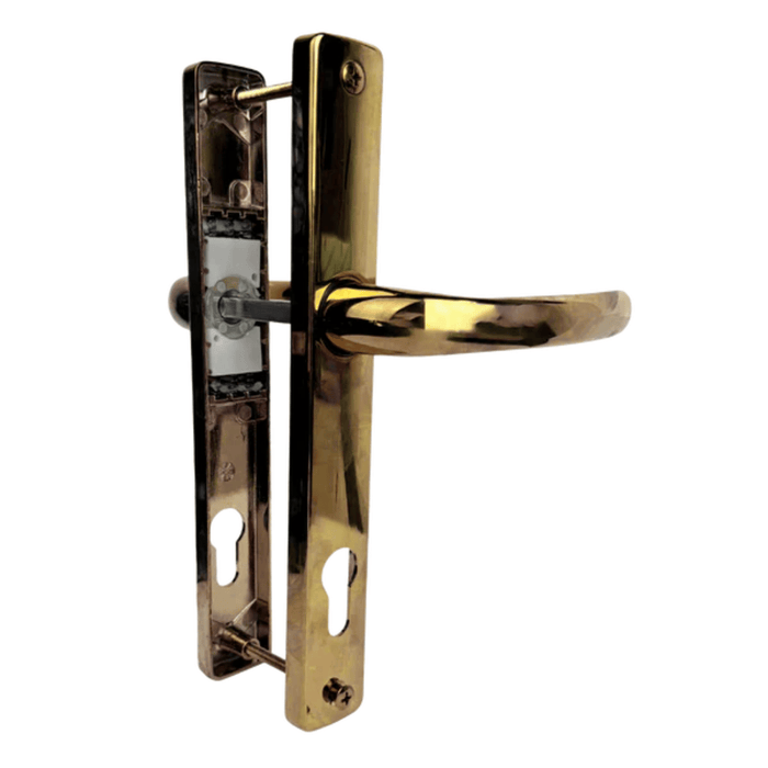 UPVC Inline Lever Lever uPVC Door Handle – Sprung, 92PZ, 215mm Screw Centres
