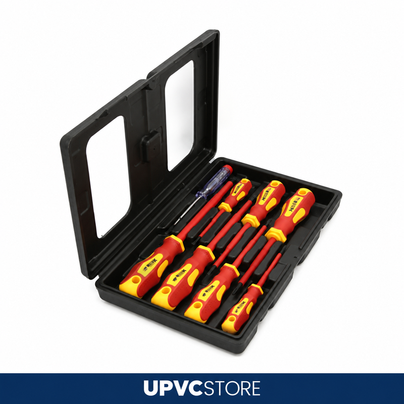 Hilka VDE Soft-Grip Screwdriver Set – 8 Pieces