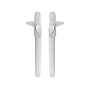 Ellbee Non Locking Cockspur uPVC Window Handle Cockspur Window Handle White Double Glazed 21mm Backset - New Design