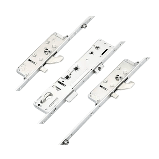 Lockmaster Multipoint Door Lock – Latch, Deadbolt, 2 Hooks, 2 Anti-Lift Pins, 2 Rollers – Lift Lever or Double Spindle –  505mm Top Hook to Spindle Distance