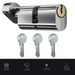 APECS Standard Dual Colour Oval Euro Profile Cylinder Thumb Turn Timber Aluminium Door Lock