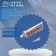 Stelmax 1985 Adhesive PVC Resin & Solvent Based 135g Tube White / Clear