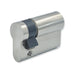 Replacement Garage Door Lock 35/10 Half Euro Cylinder Lock uPVC Aluminium Door Barrel