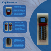 Hoppe Heavy Duty Upvc Door Handle Springs Replacement 2 Spring Cassettes Stop Sagging Handles