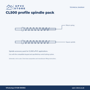 Codelocks CL500 60/70mm Profile Spindle Pack