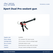 Xpert Dual Pro Dripless Mastic Gun for 310ml Cartridges