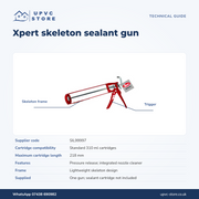 Xpert Skeleton Mastic Gun for 310ml Cartridges