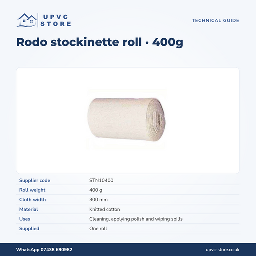 Rodo Cotton Stockinette Cleaning Cloth Roll 400g