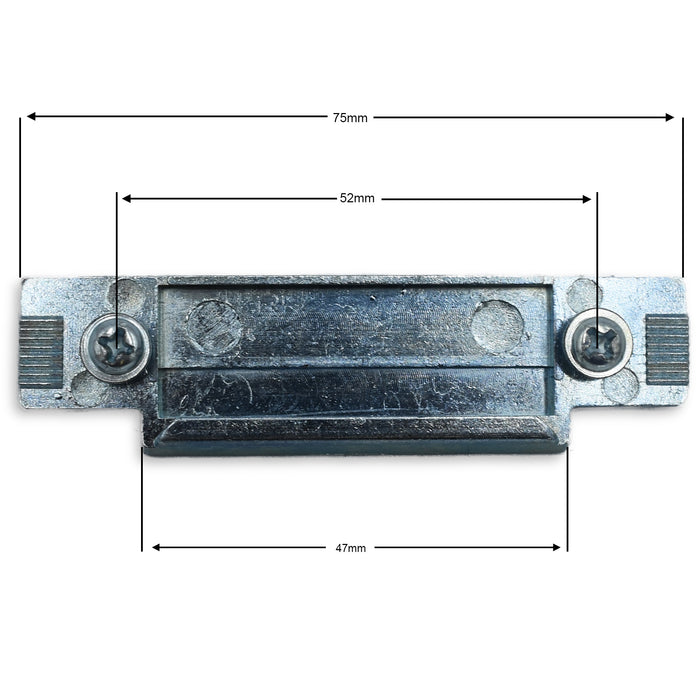 Lockmaster Mila Master Upvc Door Centre Latch Keep Strike Plate