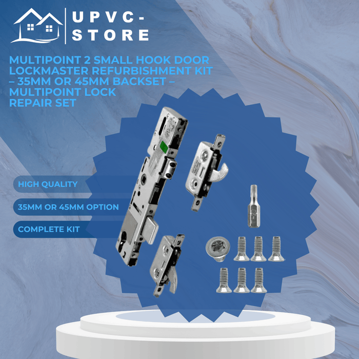 Multipoint 2 Small Hook Door ERA Refurbishment Kit – 35mm or 45mm Backset  Multipoint Lock Repair Set