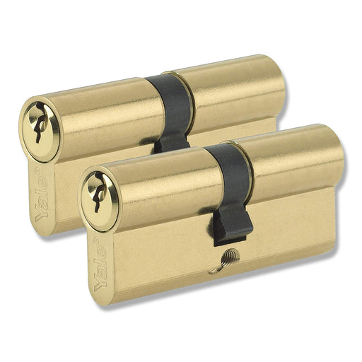 Yale  40 / 50 Euro Cylinder Lock uPVC Timber Door Barrel Keyed Alike