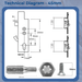 XL Dual Spindle Refurbishment Kit with 2 Anti-Lift Hooks – Multipoint Door Lock Repair Solution -35mm or 45mm Backset – Multipoint Lock Repair Set