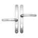 Offset Lever Lever uPVC Multipoint Door Handles – 48/87mm PZ Centres – Sprung – 240mm Screw Fixing Centres 