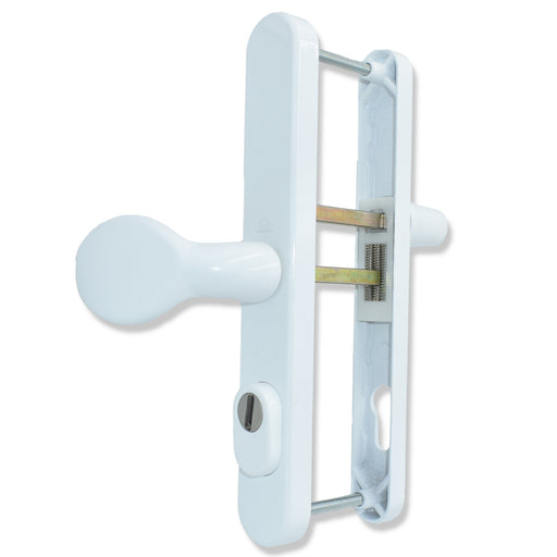 Roto Yale Mila Match Lever Pad Offset Door Handle 92 and 62mm PZ 215mm Screw Fix