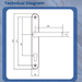 Fab Fix Balmoral UPVC Lever Door Handles 92pz 211mm Screw Centres