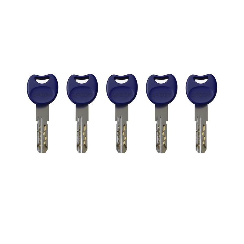 APECS AP 3* Star Euro Cylinder Door Lock uPVC Aluminium Timber Door Barrel 6 Pin 5 Keys