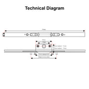LOCKMASTER YALE GEARBOX SHOOTBOLT LOCKING MECHANISM FOR UPVC WINDOW 360MM