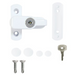 Key Locking Sash Window Jammer/Window Restrictor for UPVC Windows & Doors - Extra Security