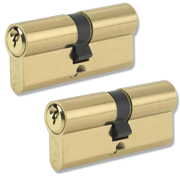 Yale  40 / 50 Euro Cylinder Lock uPVC Timber Door Barrel Keyed Alike