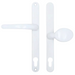 Offset Lever/Pad uPVC Multipoint Door Handles – 117mm/86mm PZ – 237mm Screw Centres – Sprung