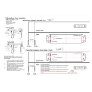 Size 3 Overhead Door Closer With Cover Fire Rated BS EN1634 Silver