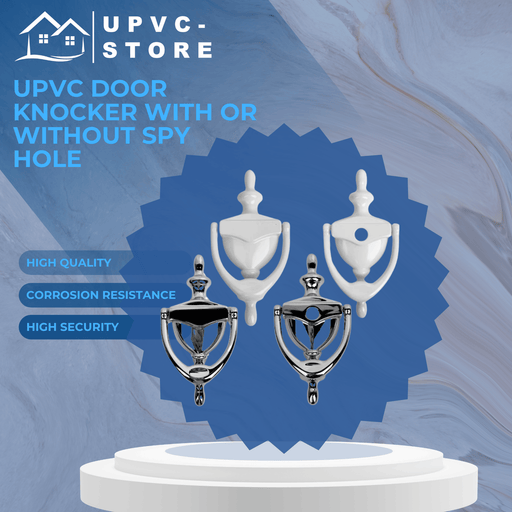 UPVC Door Knocker With Or Without Spy Hole