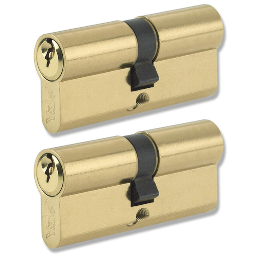 Yale  40 / 50 Euro Cylinder Lock uPVC Timber Door Barrel Keyed Alike