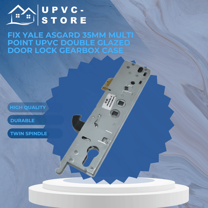 Fix Yale Asgard 35mm Multi Point Upvc Double Glazed Door Lock Gearbox Case