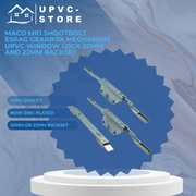 Maco MK1 Shootbolt Espag Gearbox Mechanism UPVC Window Lock 20mm and 22mm Backset