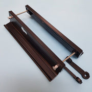 uPVC Fuhr Sliding Patio Door Handle 90pz - Inline Lever Pair Set 235mm screw centres suits most styles