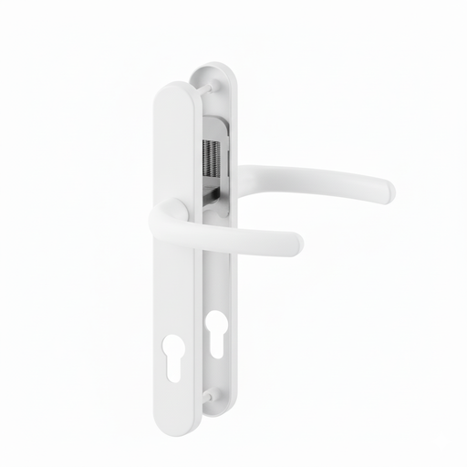 uPVC Door Handle 215mm Screw Centres 92PZ Sprung - Super Express